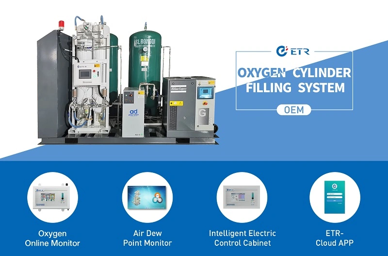 Oxygen Plant Supplier Oxygen Production System Cylinder Refilling Unit